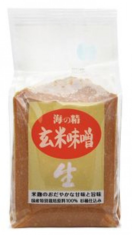 海の精　国産特別栽培　玄米味噌1kg