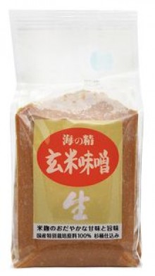 海の精　国産特別栽培　玄米味噌1kg