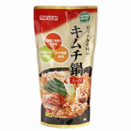 ピリ辛みそ味のキムチ鍋スープ600g(冬季限定)※10%OFFセール