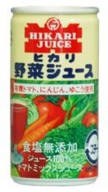 ヒカリ　野菜ジュース(無塩) 190g